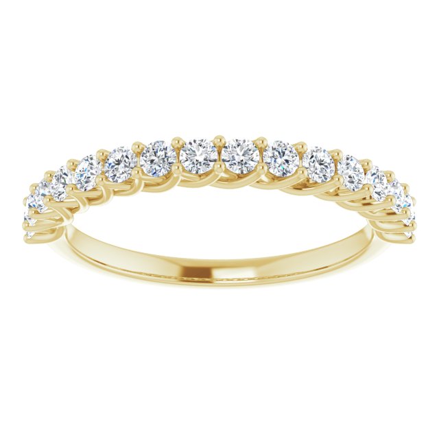 0.50 ct. Round Cut Diamond Trellis Setting Wedding Band-VIRABYANI
